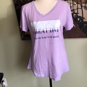 TekGear DryTek Activewear T-shirt, ‘Cheat day’, size small